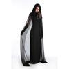 Premium Women's Halloween Cloak Costume Featuring Witch Vampire Ghost Design