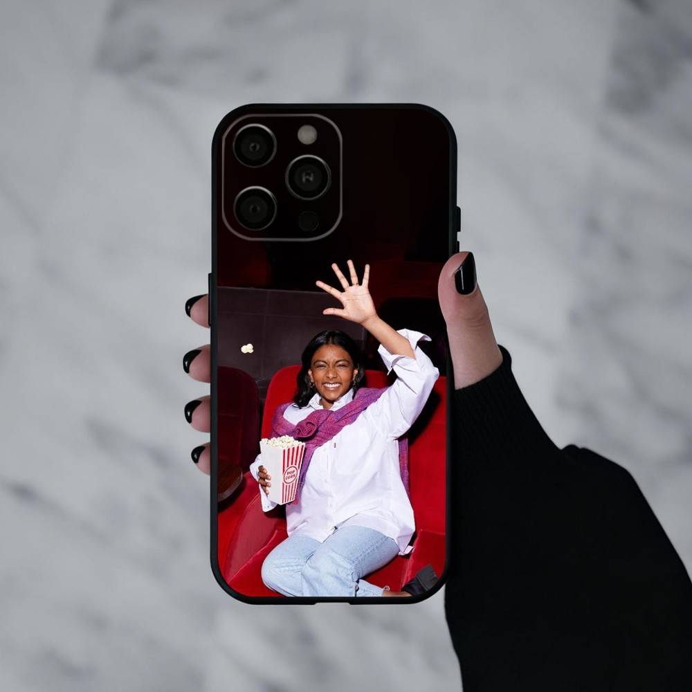 Actress Charithra Chandran  Phone Case For iPhone 17pro, 16,15,14,13,12,11 X XR Plus,Others Soft Black Cover