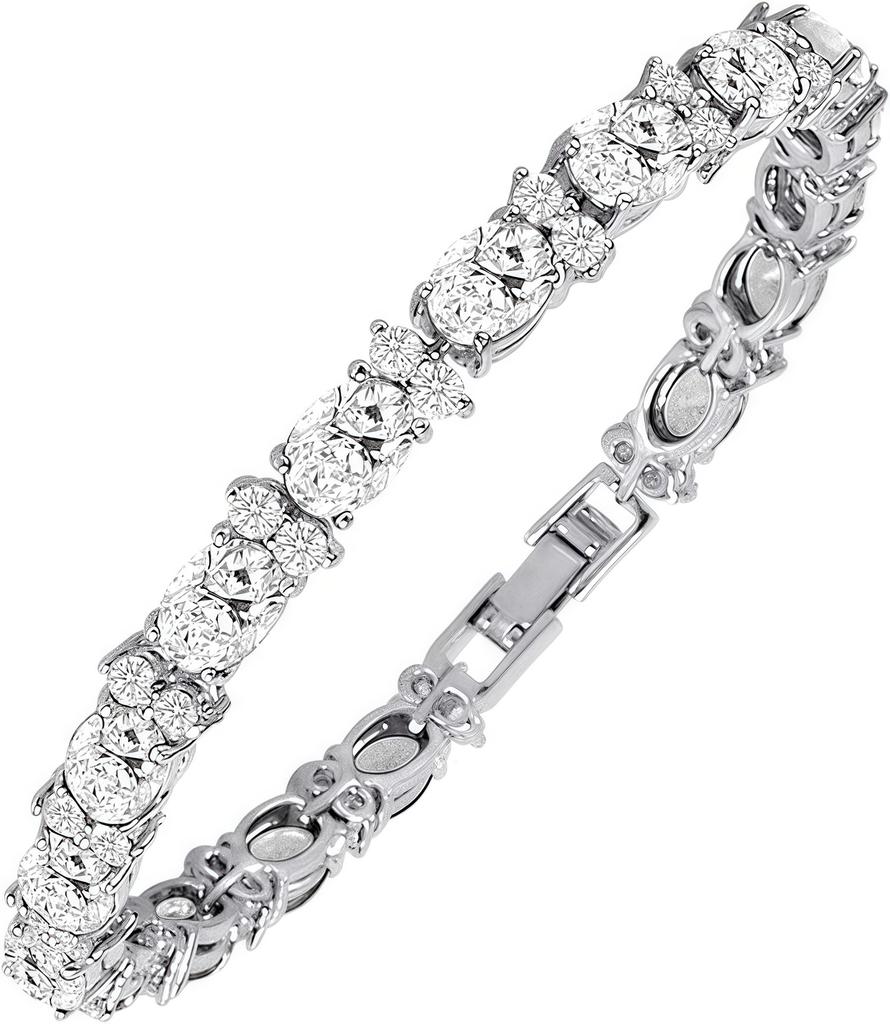 2026 Colorful Crystal Bracelet AAA Zircon Bracelet European and American Style Temperament Versatile Women's Jewelry