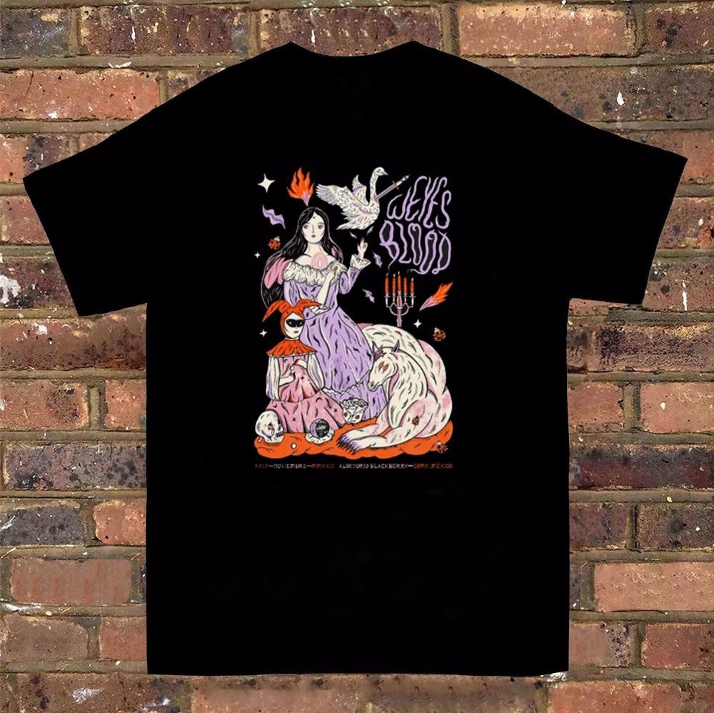 Weyes Blood Black Color Size S To 5XL T-shirts Short Sleeve Unisex T-Shirt L