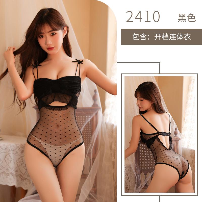 Sex Sexy Underwear Suspenders Hollow One-piece Tights Sex Clothes Uniform Women's Mesh Perspective