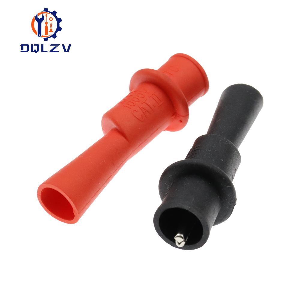 2PCS Crocodile Alligator Clips Clamps for Multimeter Tester Probe Insulated Crocodile Test Clip Connector