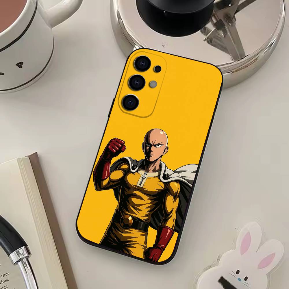 One P-Punch Anime S-Saitama M-Man Phone Case Silicone Soft For Samsung S25,S24,S21,S22,S23,S30,Ultra,S20,Plus,Fe,Lite