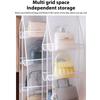 Household Mesh Storage Hanging Bag Wardrobe Hanging Multi-layer Pocket Bag Double-sided Transparent Organiser Foldable Dust Bag