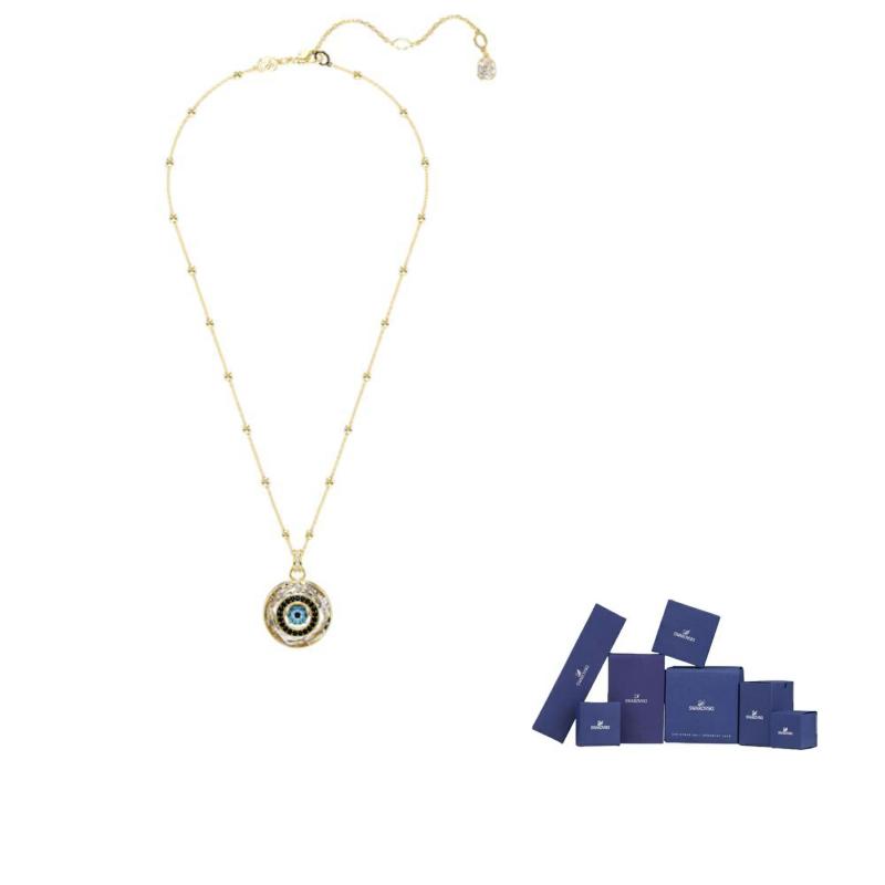 Swarovski Symbolica Crystal Necklaces Unisex Gold