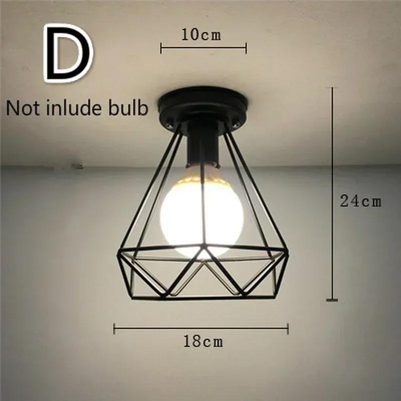 

1 шт., винтажные потолочные светильники, абажур, держатель лампы, металлическая клетка, домашний декор, подвесной светильник, украшения, люстра(Не включать лампы) Blue