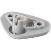 FUSCH Sun Visor Mount Clip Compatible with Subaru Forester Impreza Crosstrek, Gray Driver Side Visor Mount Clip, Sun Visor Repair Bracket