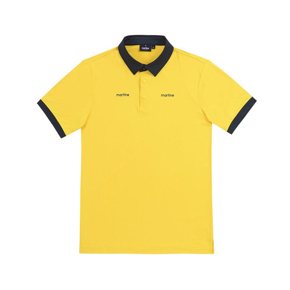 MARTINE GOLF Dual Logo Shirts_Yellow (Men)