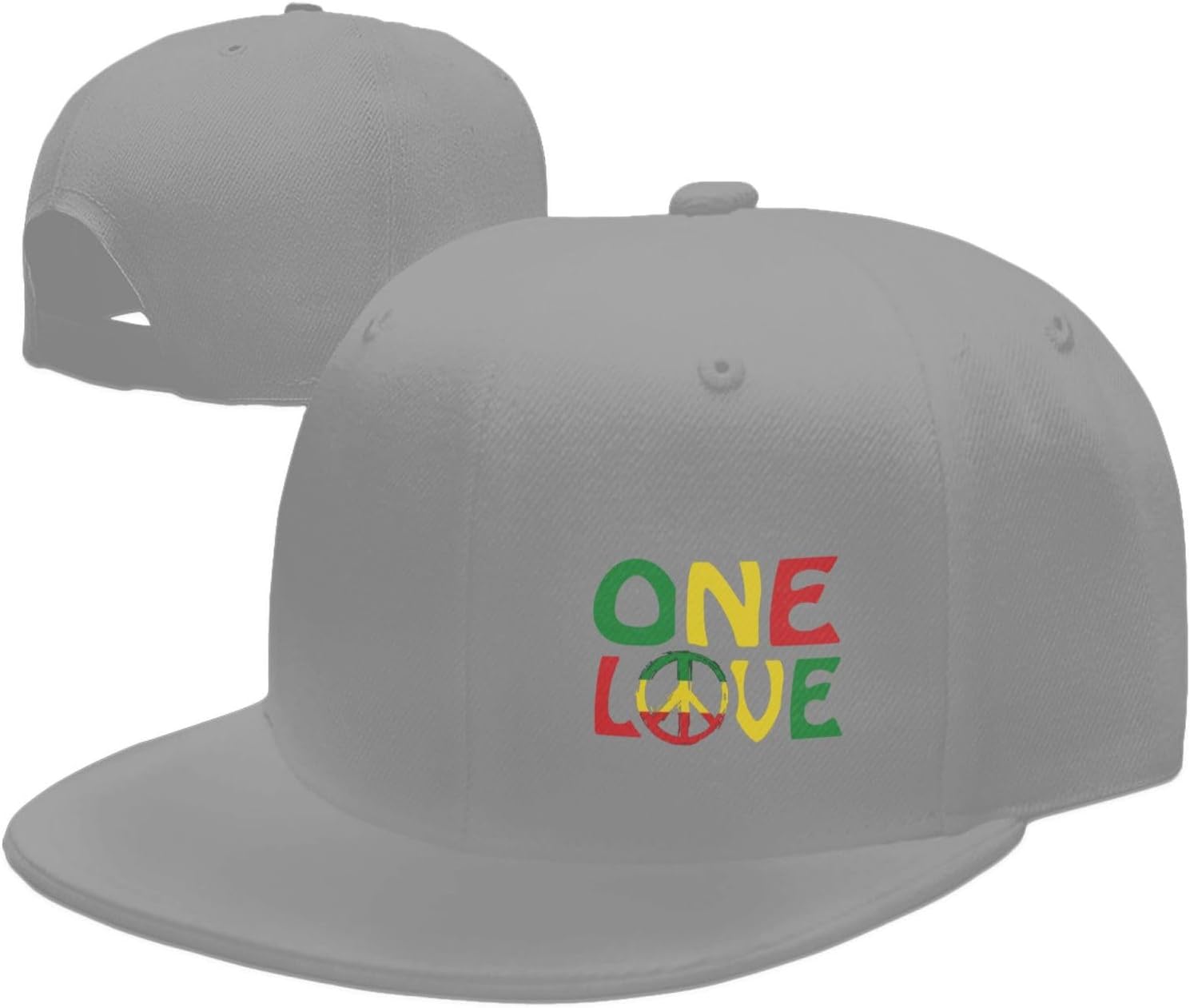 

Jamaican American Flag Distressed Snapback Baseball Cap Casual Adjustable Hat Adult One Size
