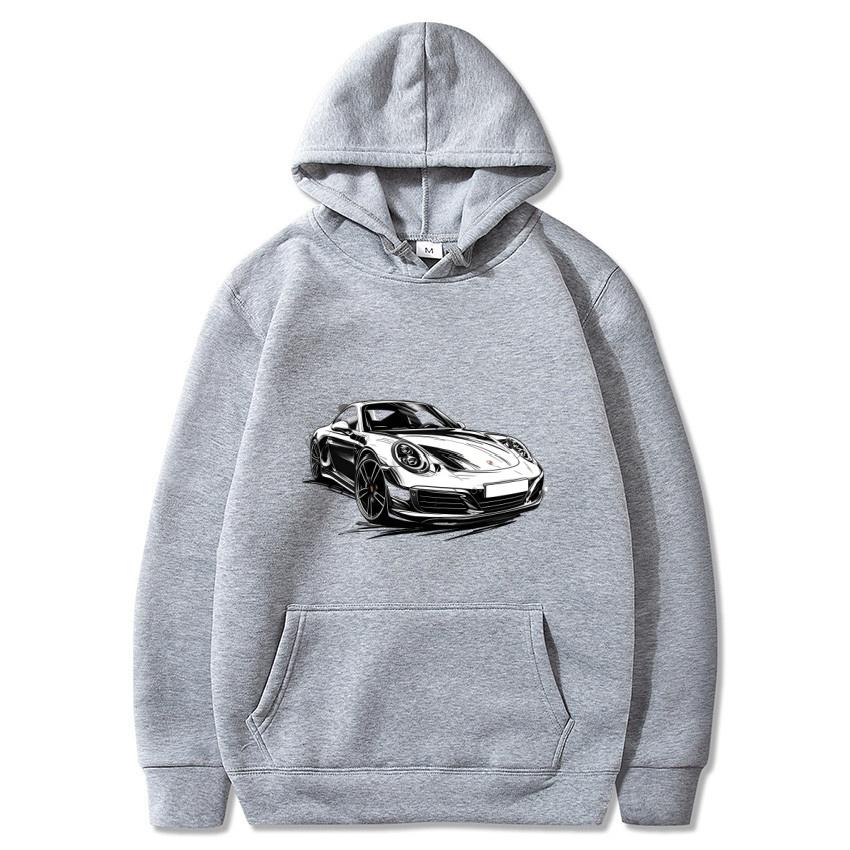 Sports cars, luxury cars, printed autumn and winter hoodies, men's and women's long sleeved streetwear, hip-hop warm hoodies