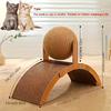 Extra Large Ferris Wheel Cat Scratcher with Ball - Durable Interactive Pet Leisure Board for Indoor Cats