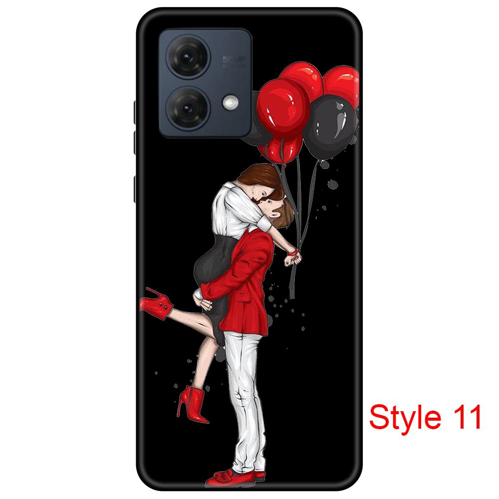 For Motorola Moto G84 Case Pretty Girl TPU Soft Silicone Cover Phone Cases for MotoG84 Protector Bumper Coque