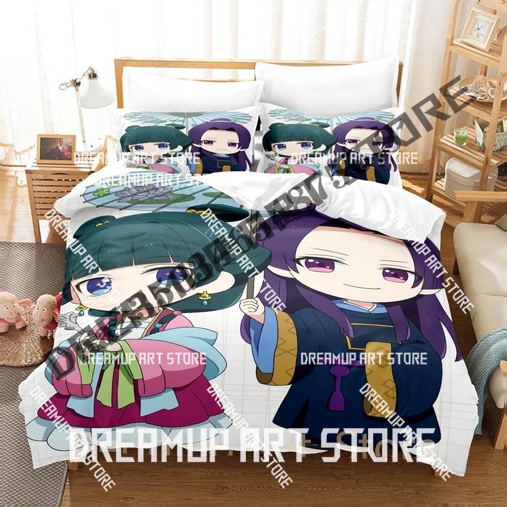 3D Printed The Apothecary Diaries Bedding Set for Boys Girls Duvet Cover Pillowcase Twin Queen King Full Single Double Sizes
