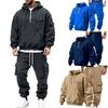 New Autumn and Winter Hooded Sweater Trousers Casual Jacket Men's Loose Sports Suit