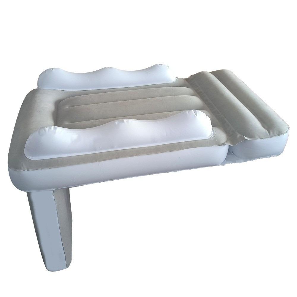 Inflatable Airplane Bed Heavy Duty Air Bed Seat Extender Safe Toddler Mattress Car Back Seat
