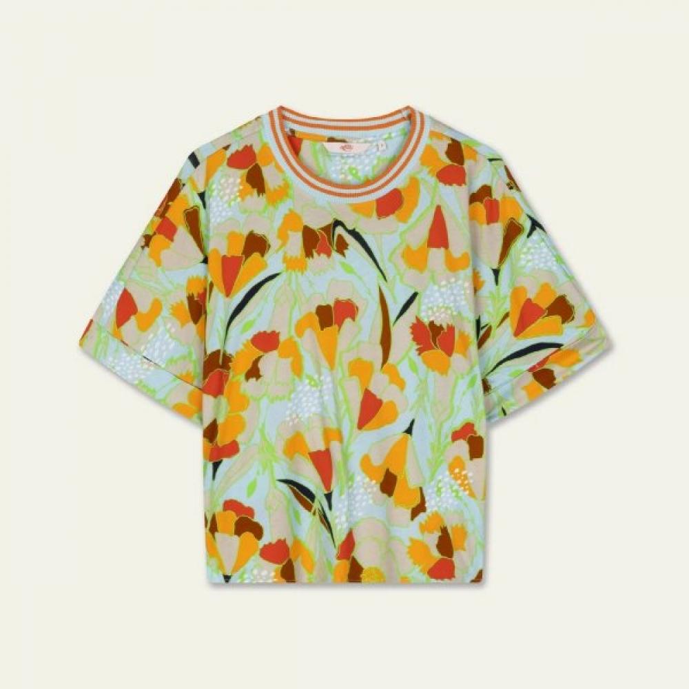 Oilily PaTTern T shirT owesaTs023 mint 50L77 9780₽