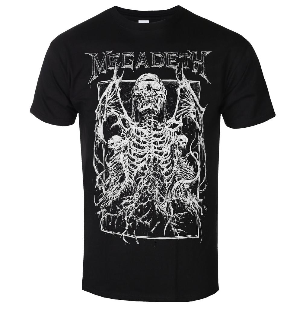 Retro Summer Megadeth Graphic Cotton Tshirt Unisex Summer Short Sleeve Fashion Brand Tee Luxury Casual Vintage Tees