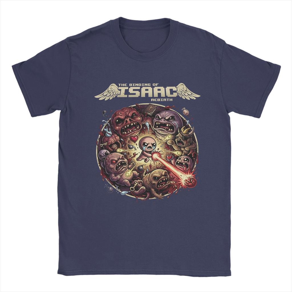 Unisexs TShirt The Binding Of Isaac  Vintage Pure Cotton Tee Shirt Short Sleeve  T Shirt Crew Neck Clothes Gift Idea