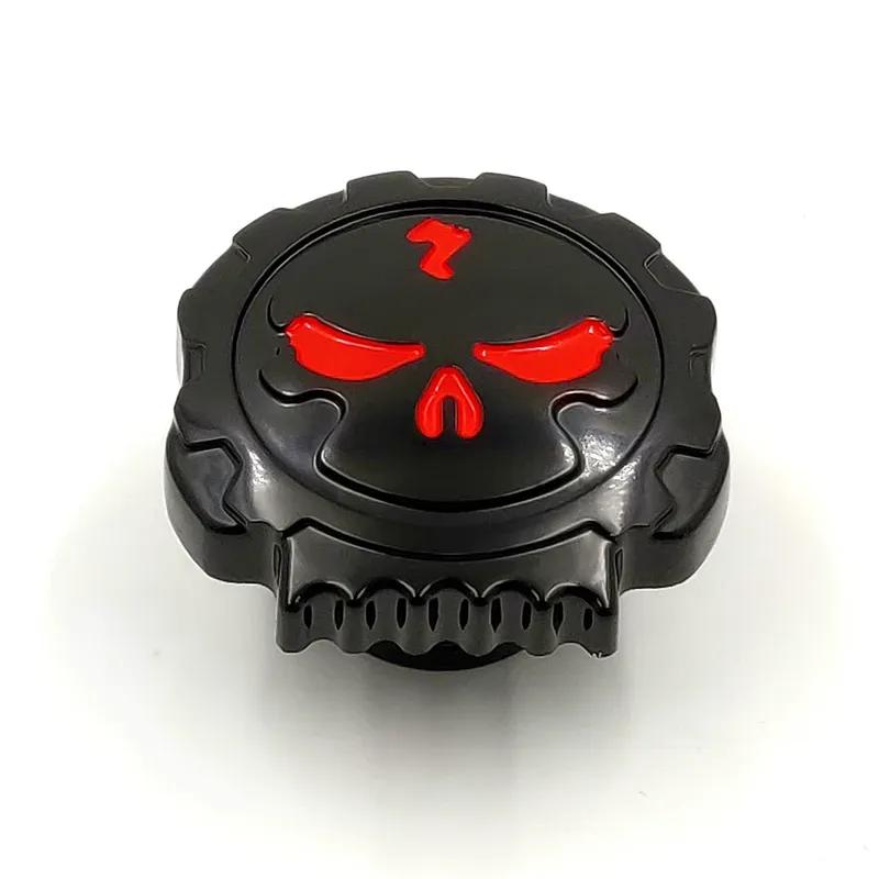 Motorcycle Skull Fuel Gas Tank Cap Cover For Harley Davidson 1992-Up Sportster/1994-Up Road King