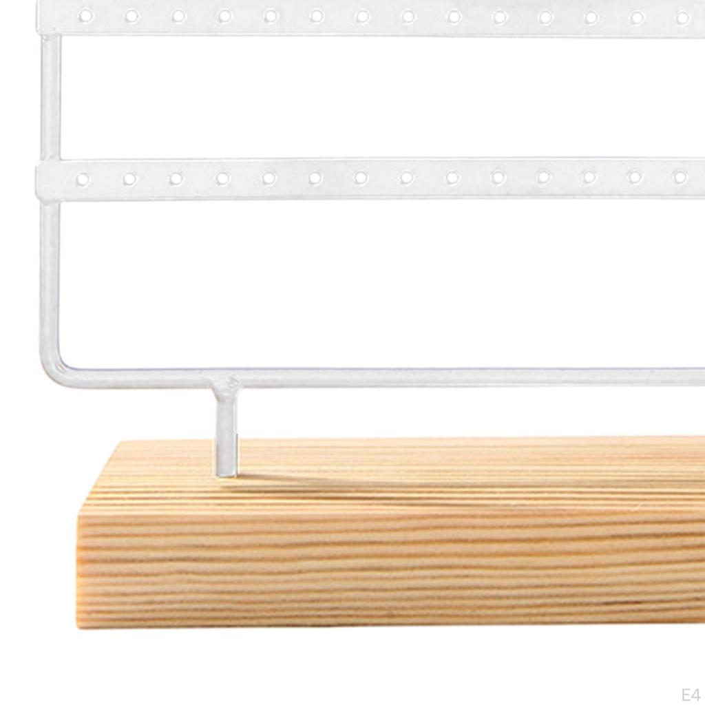 144 Holes 6 Layers Jewelry Display Stand Earring Organizer Holder