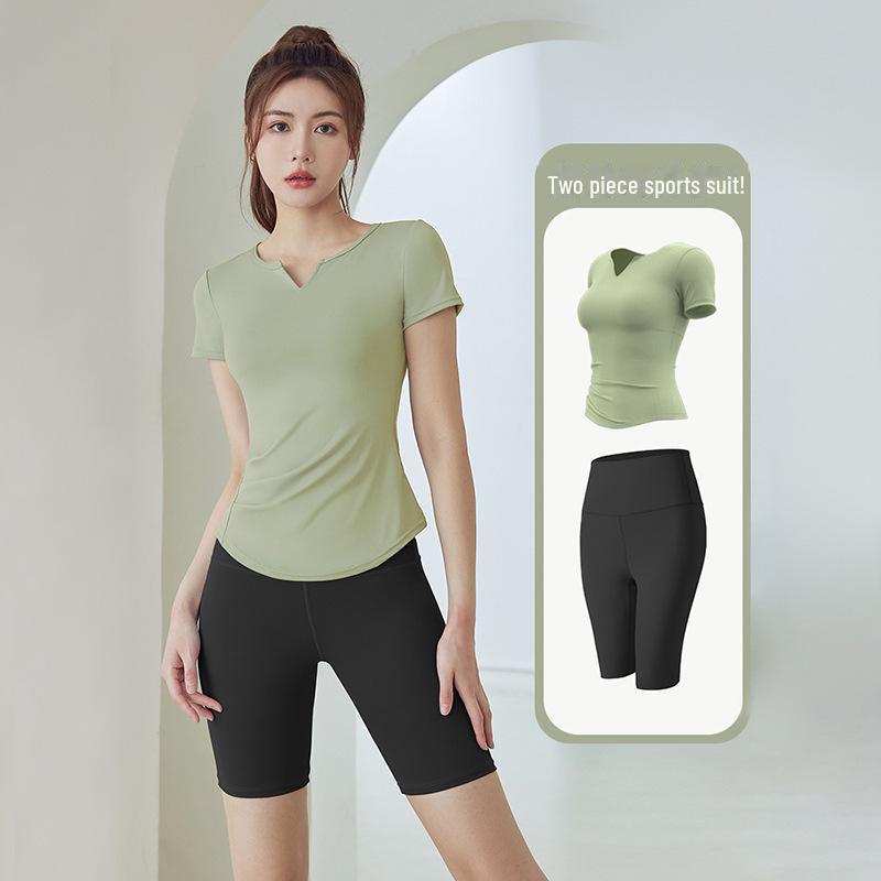 Women's Summer Yoga & Pilates Two-Piece Sports Suit