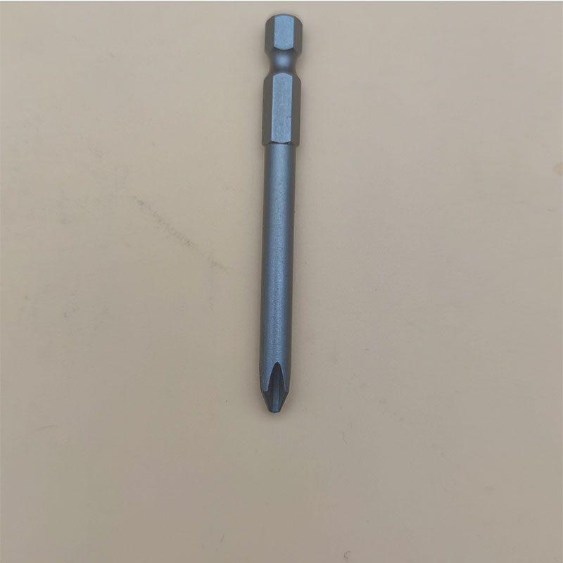 Strong Magnetic S2 Alloy Steel Phillips Screwdriver Bit, 1/4" Single-Head, Extended for Electric/Air Screwdrivers, Model PH012