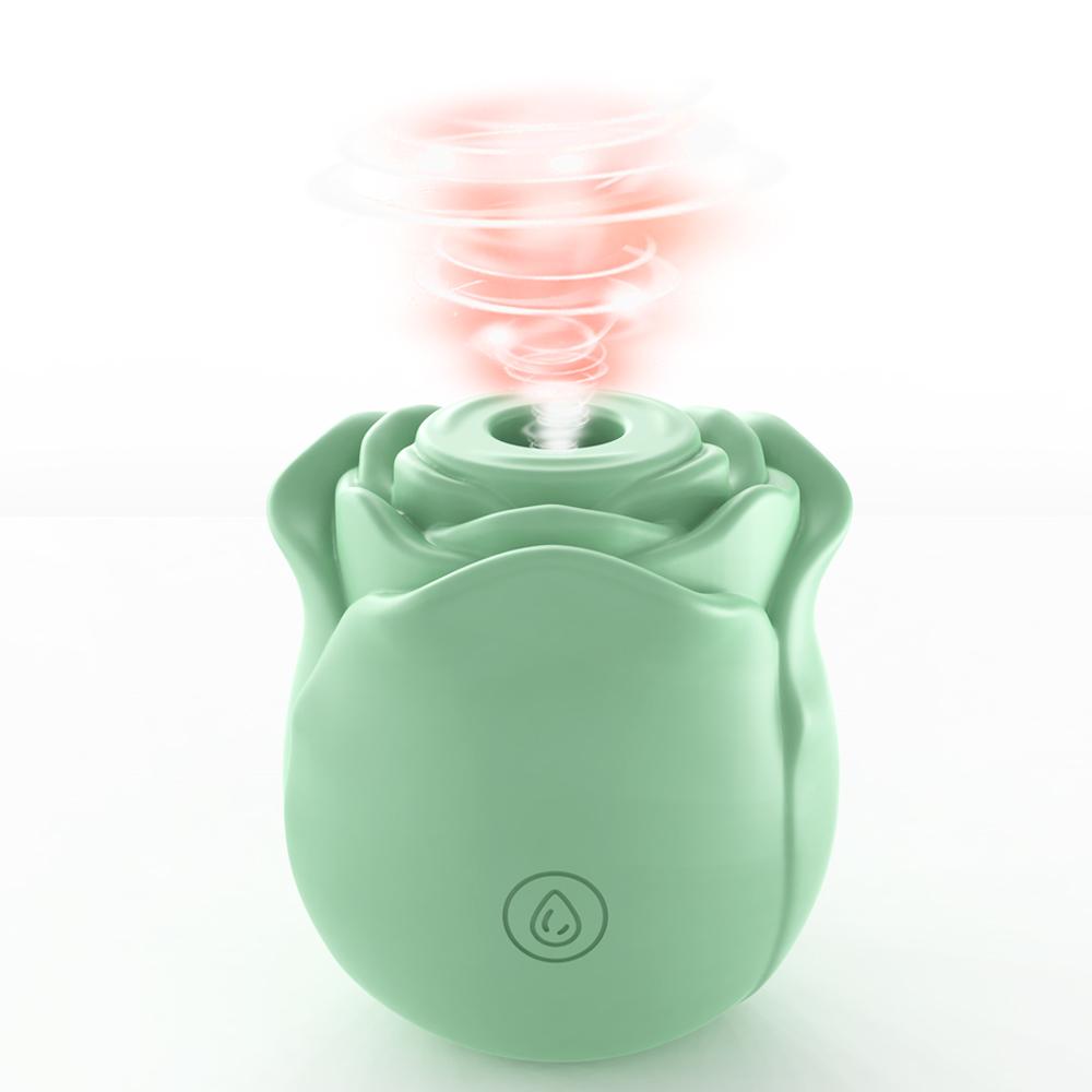 Rose Shape Vagina Sucking Vibrator Nipple Massager Clitoral Vacuum Stimulator Vibrating Female Masturbator Sex Toys for Adults