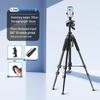 Professional Mobile Phone & DSLR Tripod with Pulley and Universal Ball Head for Live Streaming