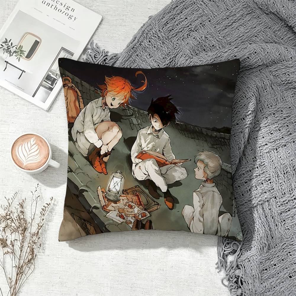 The PromisedS NeverlandS Double-Sided Printed Cushion Cover Bedroom Bedside Sofa Pillow Case