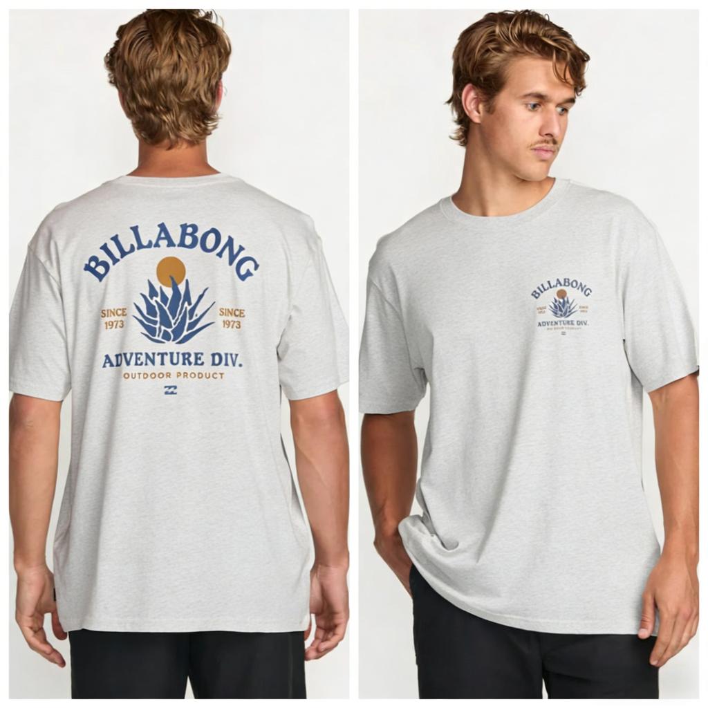 Billabong Pánské Ležérní Potápění PRFOSports 2026 Letní Pánské Čistě Bavlněné Tričko Pánské Oblečení Pánské Tričko Street Wear Y2K Top