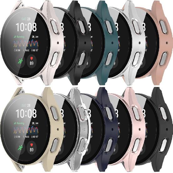 Intended for Samsung Galaxy Watch 7 40mm 44mm Case Built-in Screen Protector Hard PC Rugged Bumper Resistant Protective Face Cover for Galaxy Watch 7