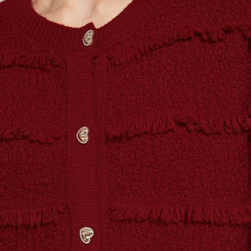 Women's Small Fragrance Style Knitted Cardigan