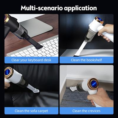 Wireless Handheld Car Vacuum Cleaner 90 Degrees Foldable Portable Vacuum Cleaner for Car / Home