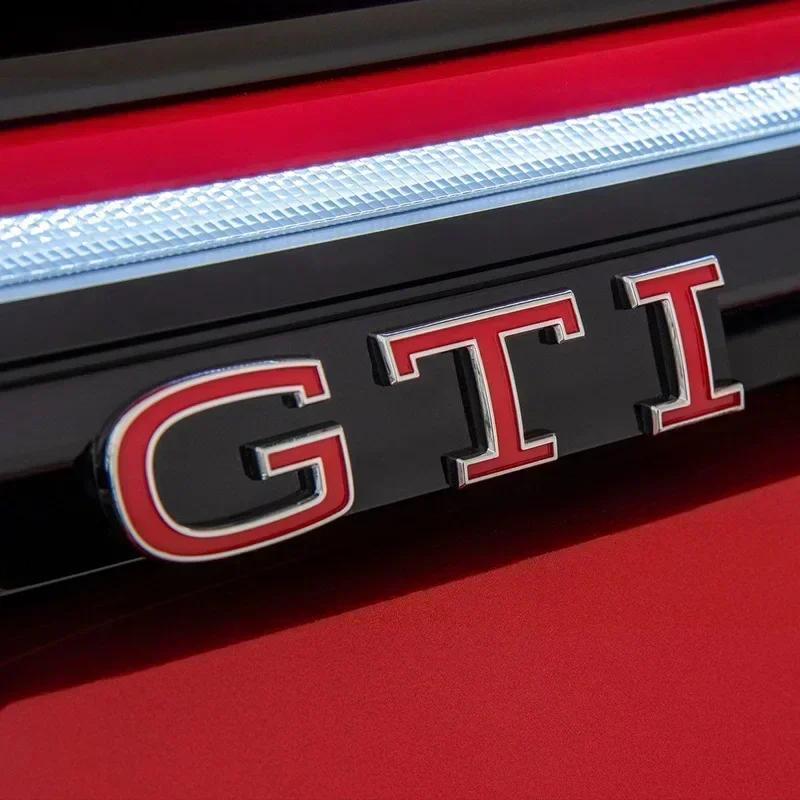 BSI1 For VOLKSWAGEN VW GTI For Volkswagen Golf Passat Jetta Polo Touareg 3 5 8 MK8 MK3 RLINE 3D ABS Car Front Grille GTI GTD Logo Emb in2