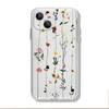 Simple flower vine iphone17 mobile phone case Apple 16promax hot-selling 15 transparent 13 soft case 12 protection