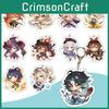 Couverture de Personnage de Jeu Original Genshin Impact Acrylique Mignon Porte-clés Charme Pour les Fans
