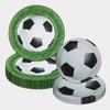 World Cup Kids' Party Supplies Set: Pull Flags, Paper Cups, Plates