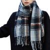 1116 Christmas Atmosphere New Year's Red Plaid Scarf Women's Winter Versatile Thickened Senior Sense Students Keep Warm