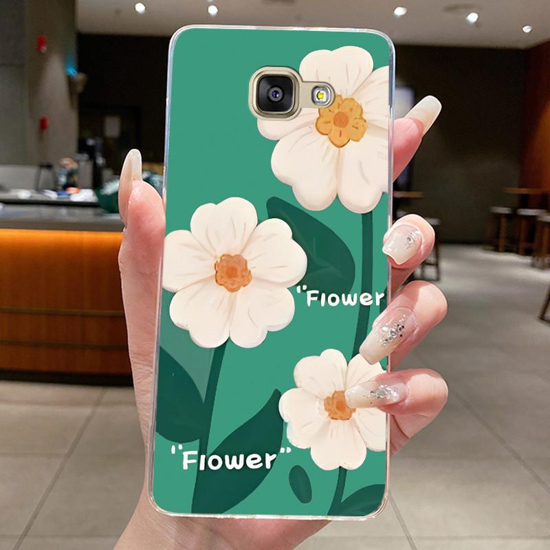 For Samsung Galaxy A5 2016 2017 Case Flowers Cover Soft Silicone Phone Case For Samsung A5 2017 2016 A510F A520F Fundas Bumper