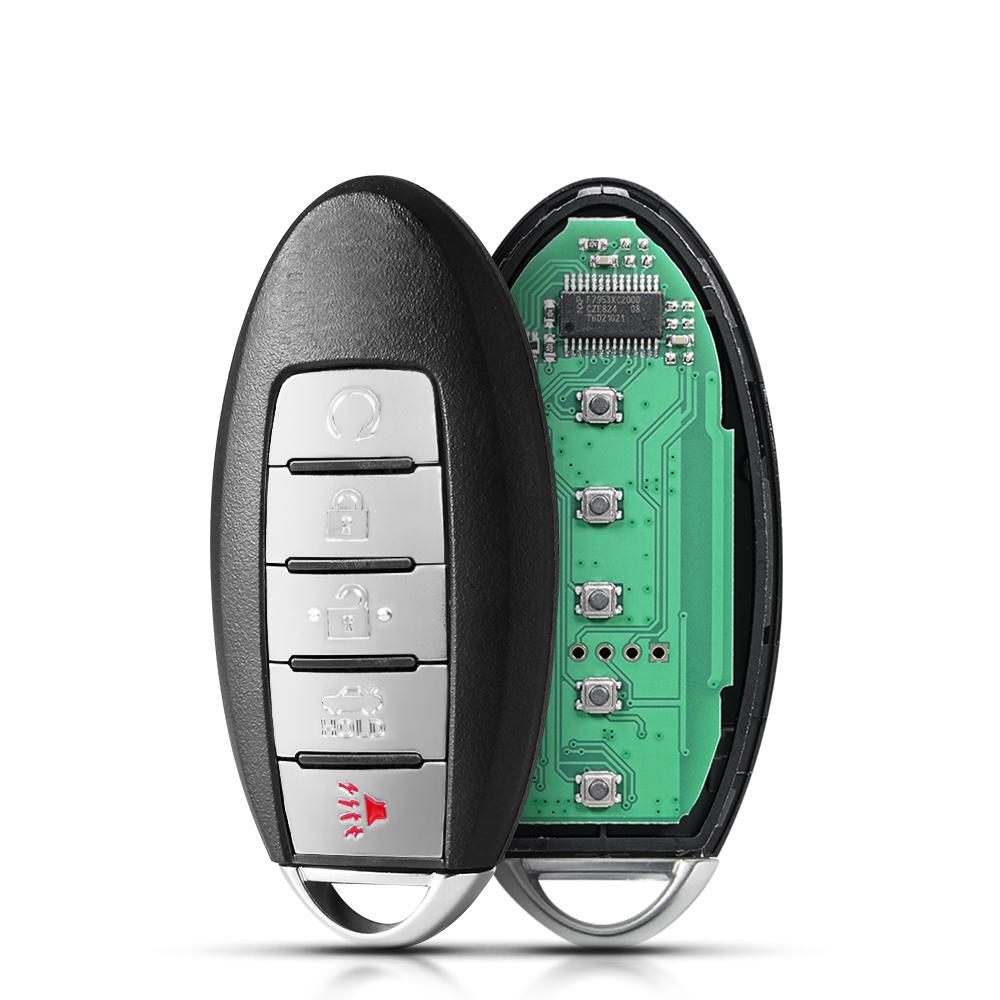 KEYYOU 4/5 Buttons Smart Remote Car Key 433Mhz 4A/ID47 Chip For Nissan Altima Maxima 2013 2014 2015 2016 2017 2018 KR5S180144014