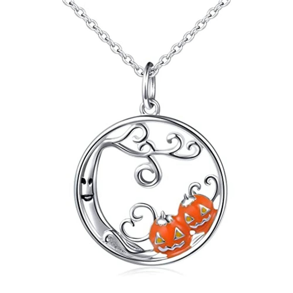 Charm Female Pendant Necklace Vintage Silver Color Wedding  For Women