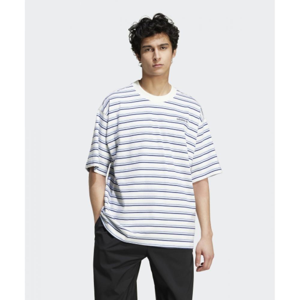 

Футболка в полоску ADIDAS 80s, бело-синяя JC6522