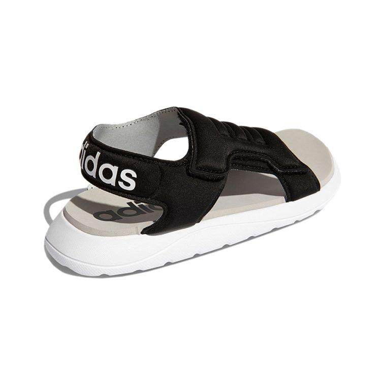Adidas Comfort Sandal Breathable Children's Sandals Black White Children Aged 3 7 Years Old FY8856