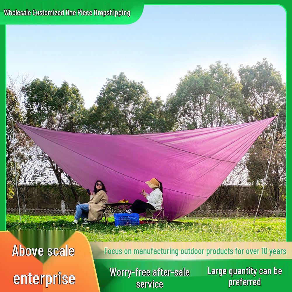 Triangular Outdoor Sunshade & Rain Shelter Canopy