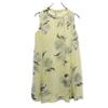 Unused FRAY I.D Made In Japan Floral No Sleeve One Piece 1 Yellow Women Used