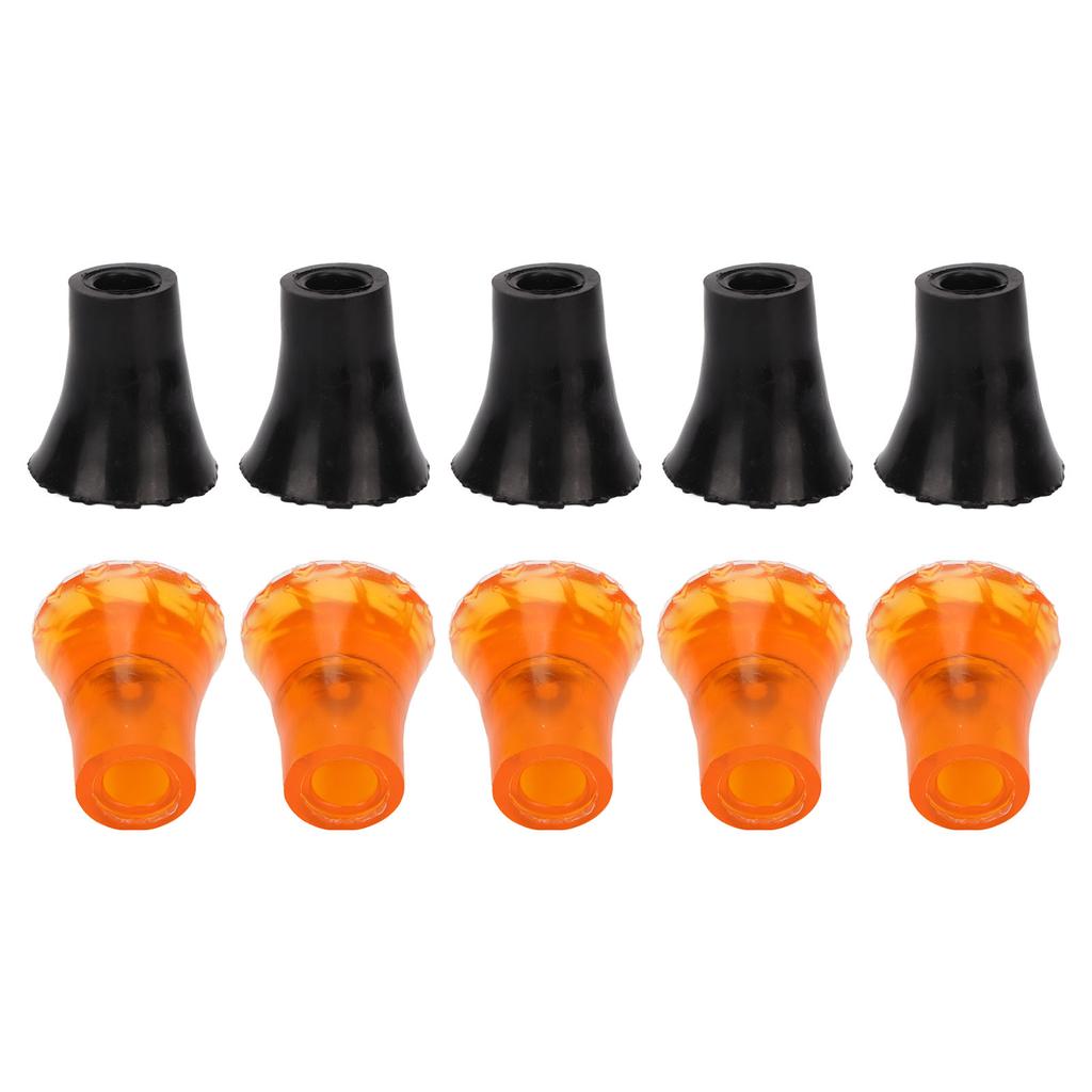 5pcs 19mm Crutch Tips Prevent Slipping Soft Thicken Rubber Walking Canes Replacement Tips