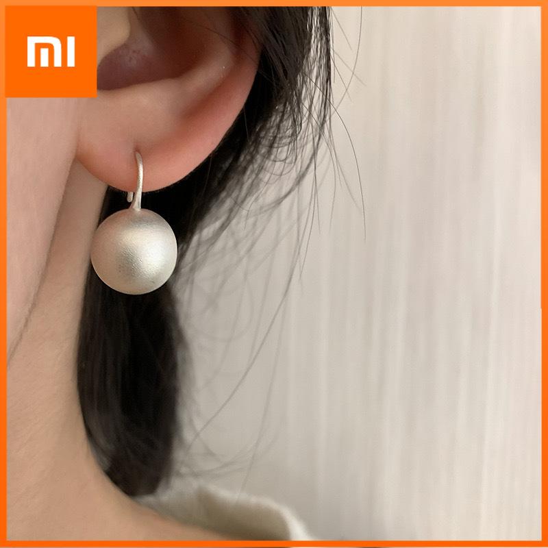 Xiaomi 925 Sterling Silver Earrings For Women Trendy Simple Shinning Ball Earring Jewelry Prevent Allergy Party Christmas Accessories