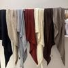 Meier Wollschal, neuer hohler einfarbiger Schal für Herbst und Winter, gestrickter Dreiecksschal, warmer Schal.
