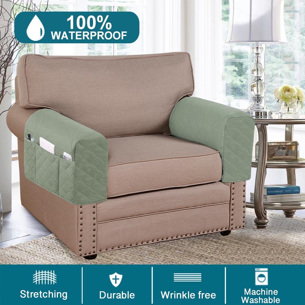 Waterproof Storage Armrest Simple Light Luxury Waterproof Anti-scratch Non-slip Sofa Armrest Cushion