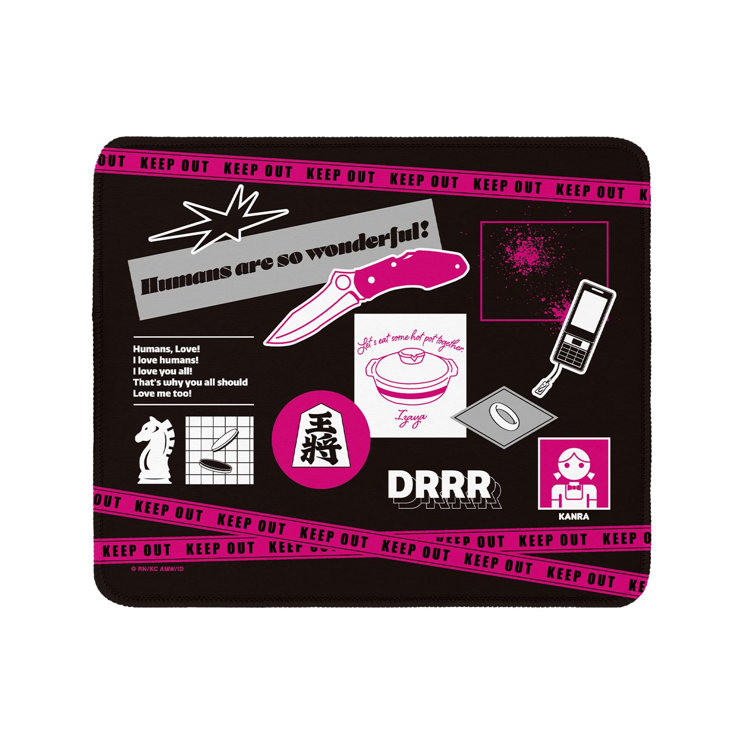 

TV Anime x Izaya Orihara ar Unity Motif Mouse Pad Durarara!! 2